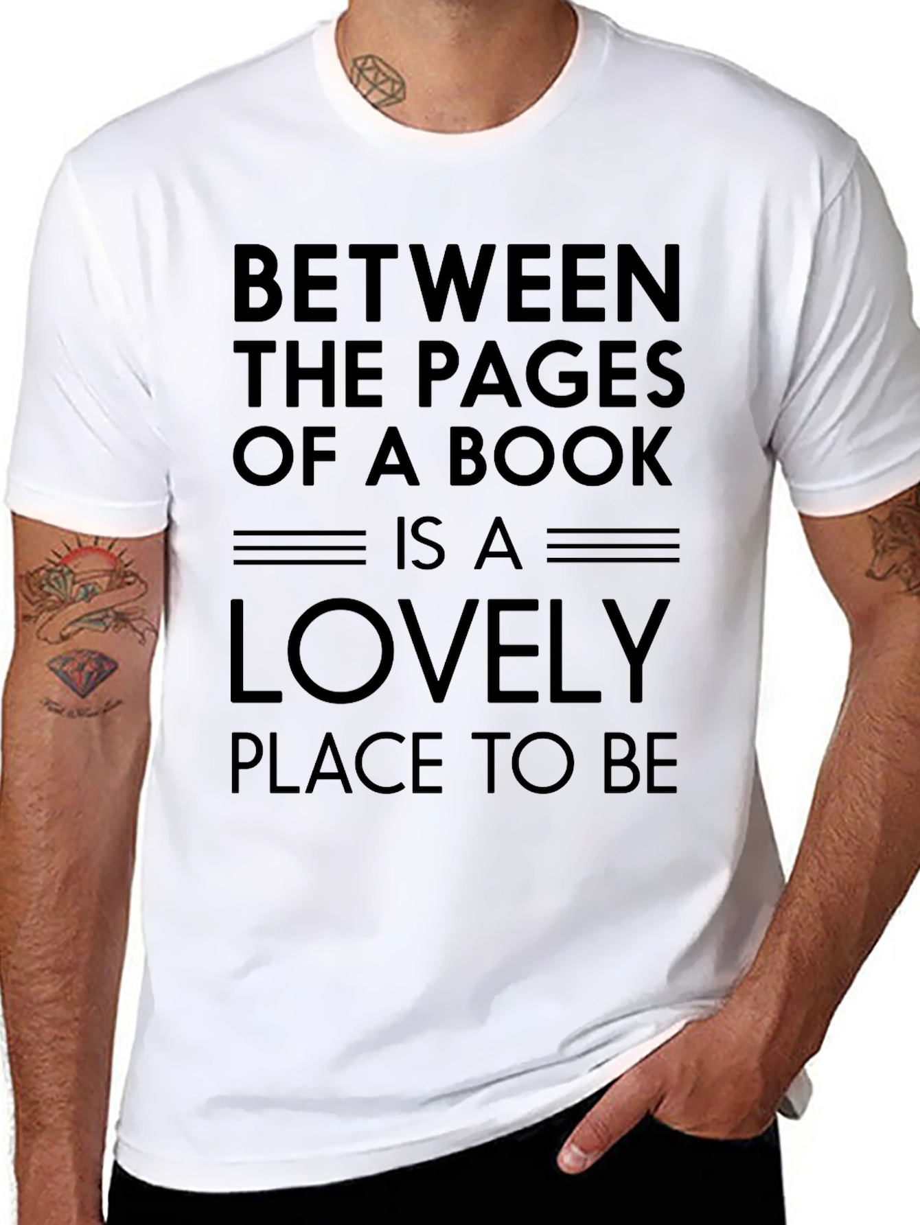 Between the Pages T-Shirt - Reading Lovers Tee