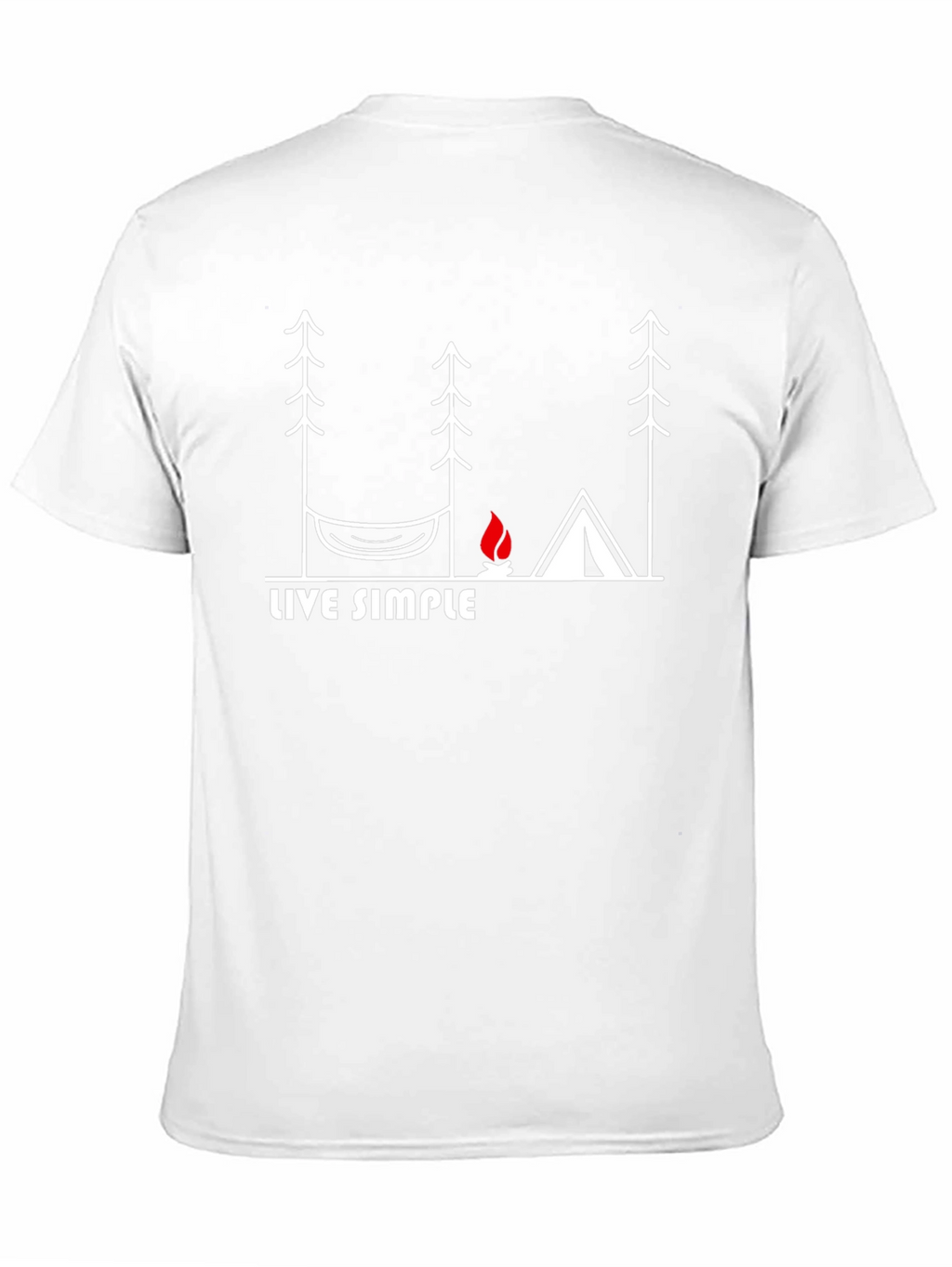 Live Simple Camping Graphic T-Shirt - Relaxed Fit