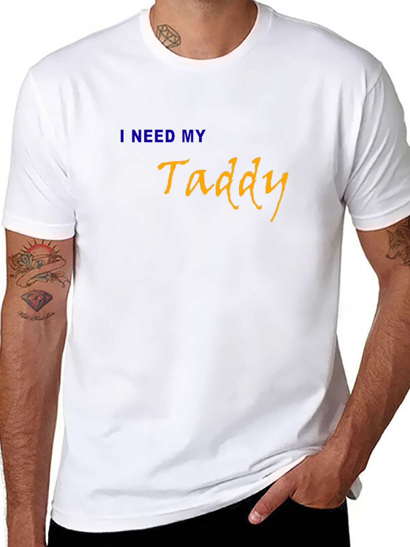 I Need My Taddy Black T-Shirt