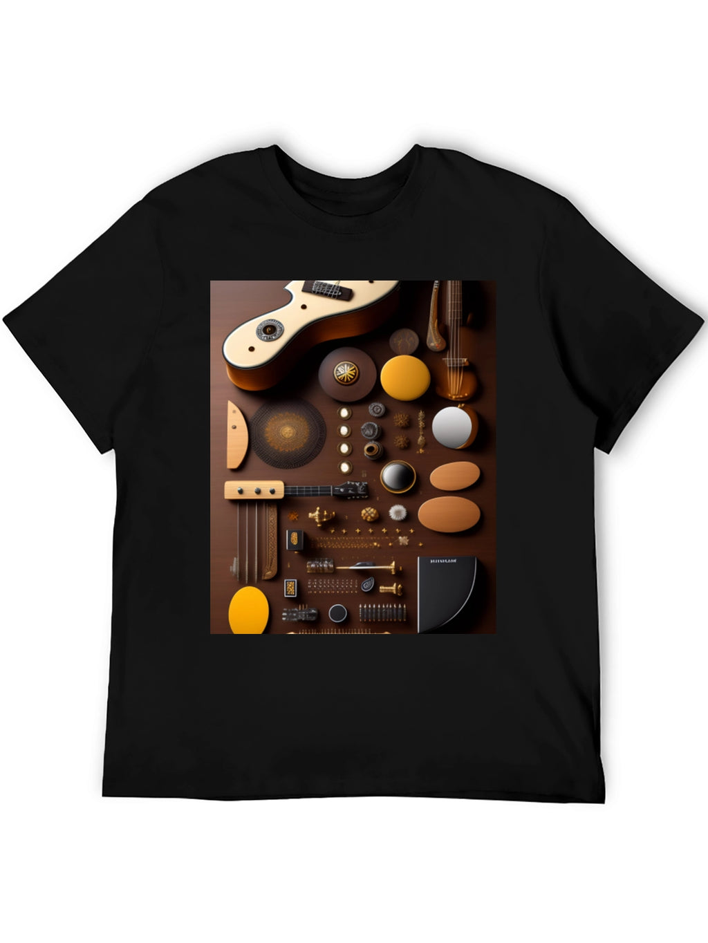 Abstract Music Instrument T-Shirt