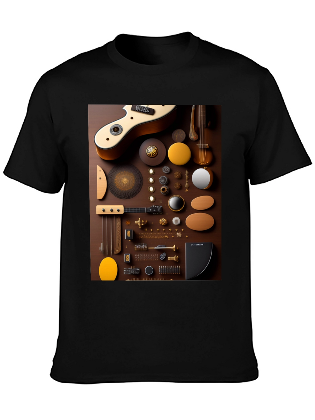 Abstract Music Instrument T-Shirt
