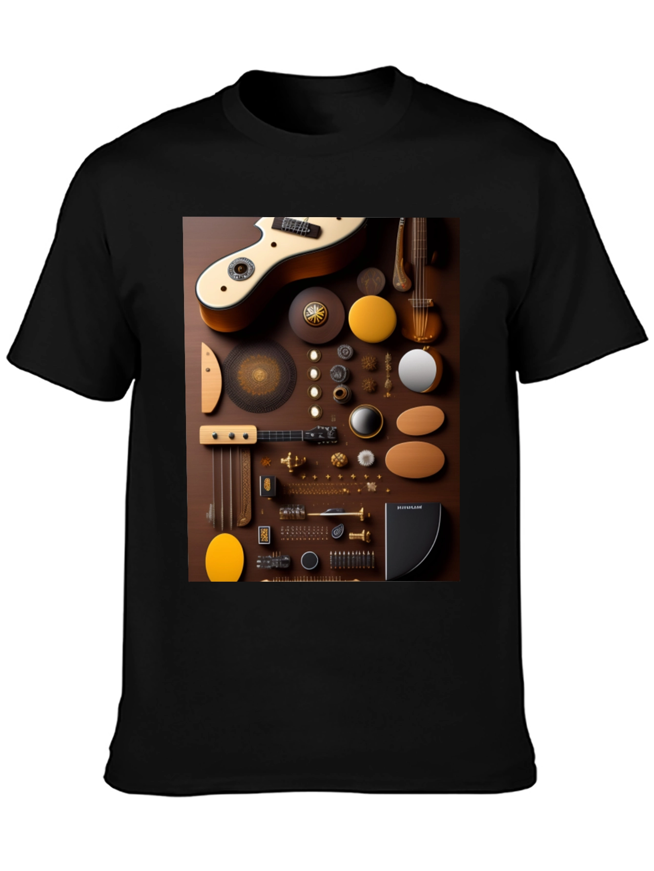 Abstract Music Instrument T-Shirt