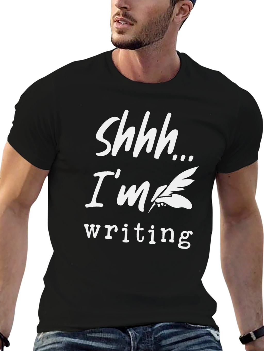 Shhh...Im Writing T-Shirt Writer Novelist Gift