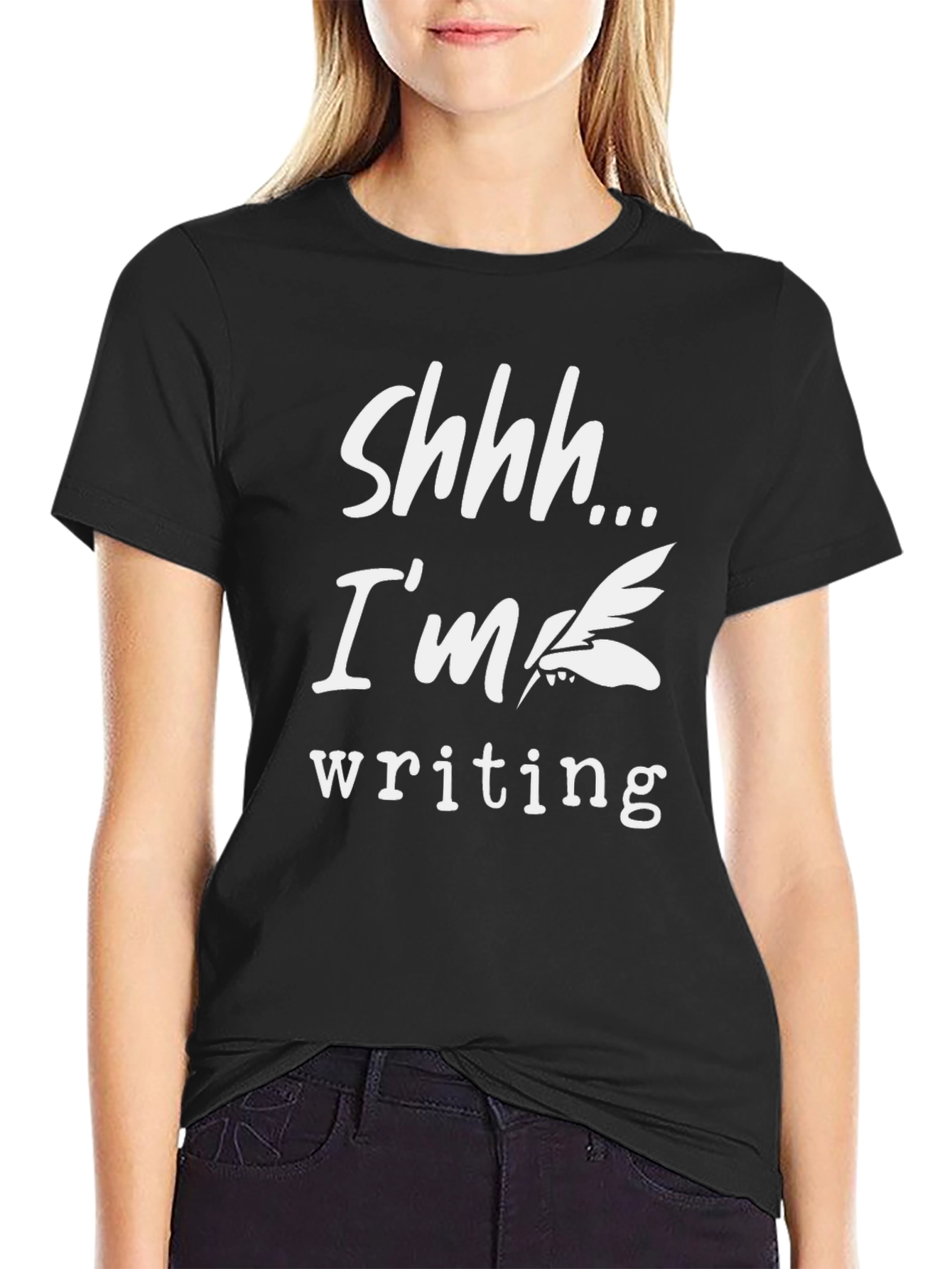 Shhh...Im Writing T-Shirt Writer Novelist Gift