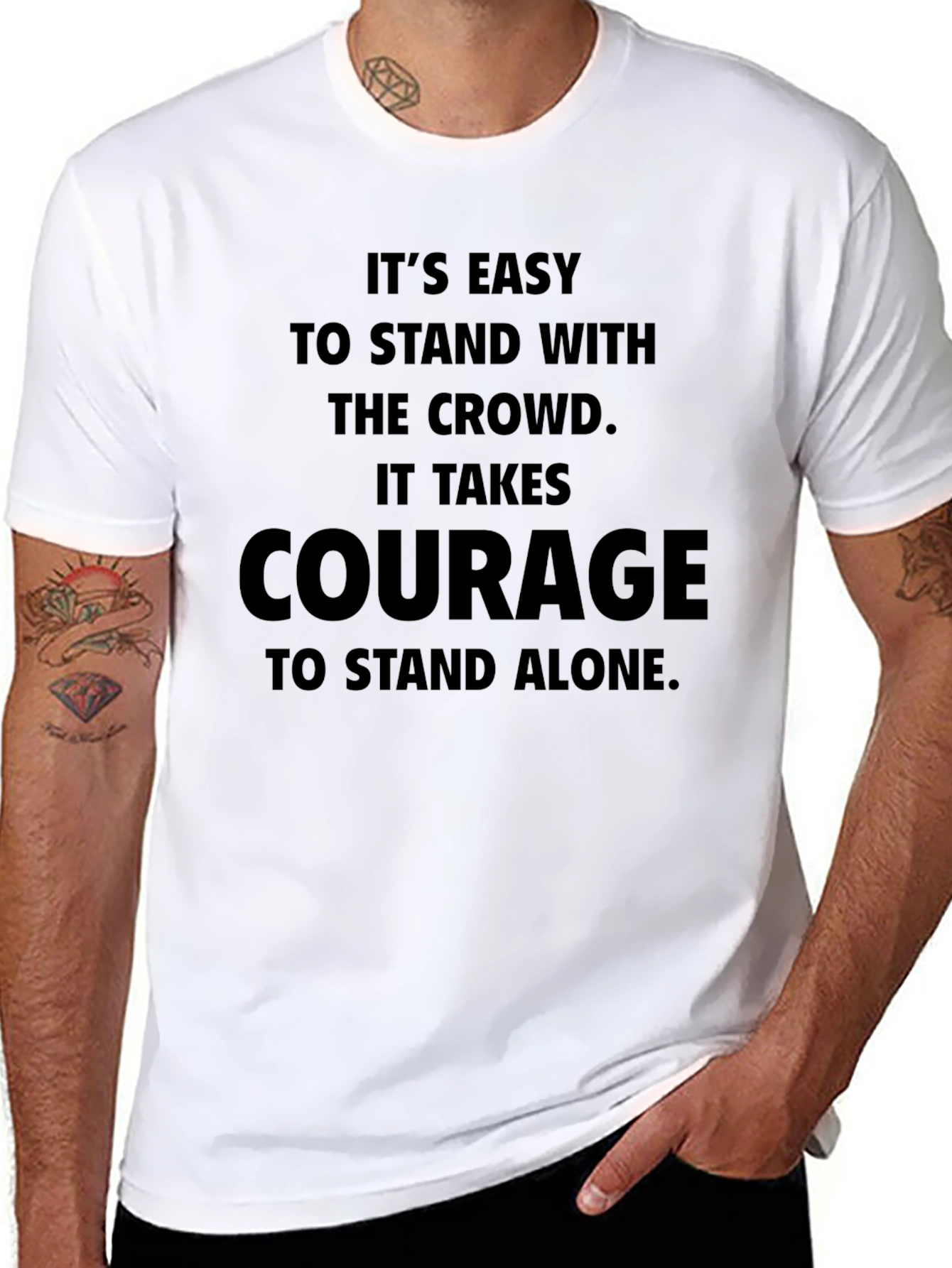 Courage Graphic T-Shirt - Stand Alone