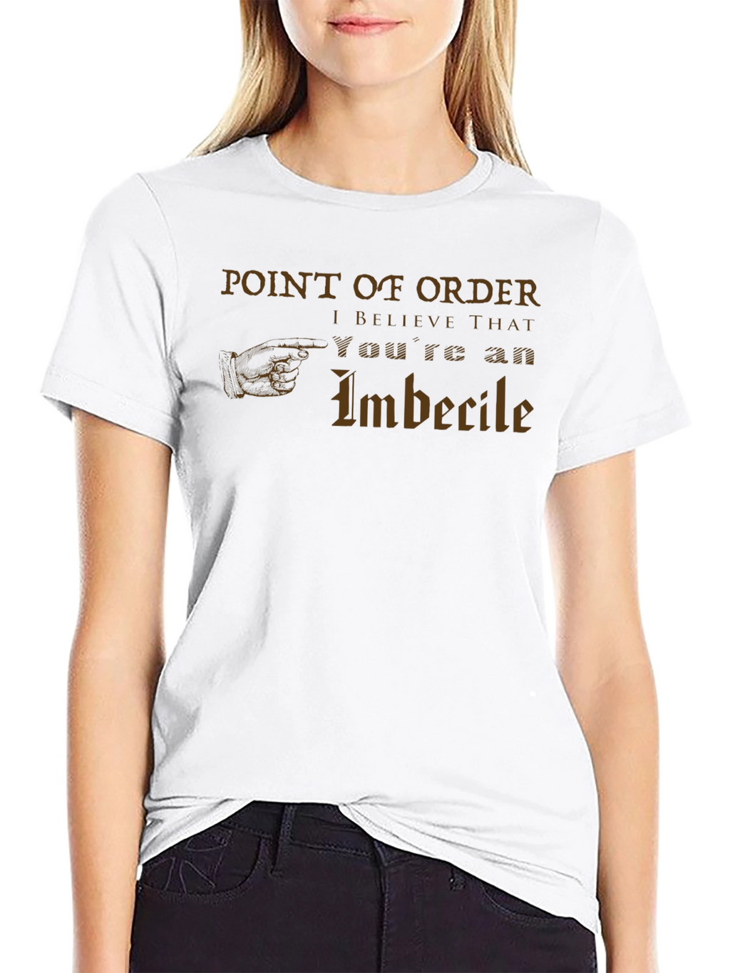 Point of Order Funny Sarcastic T-Shirt