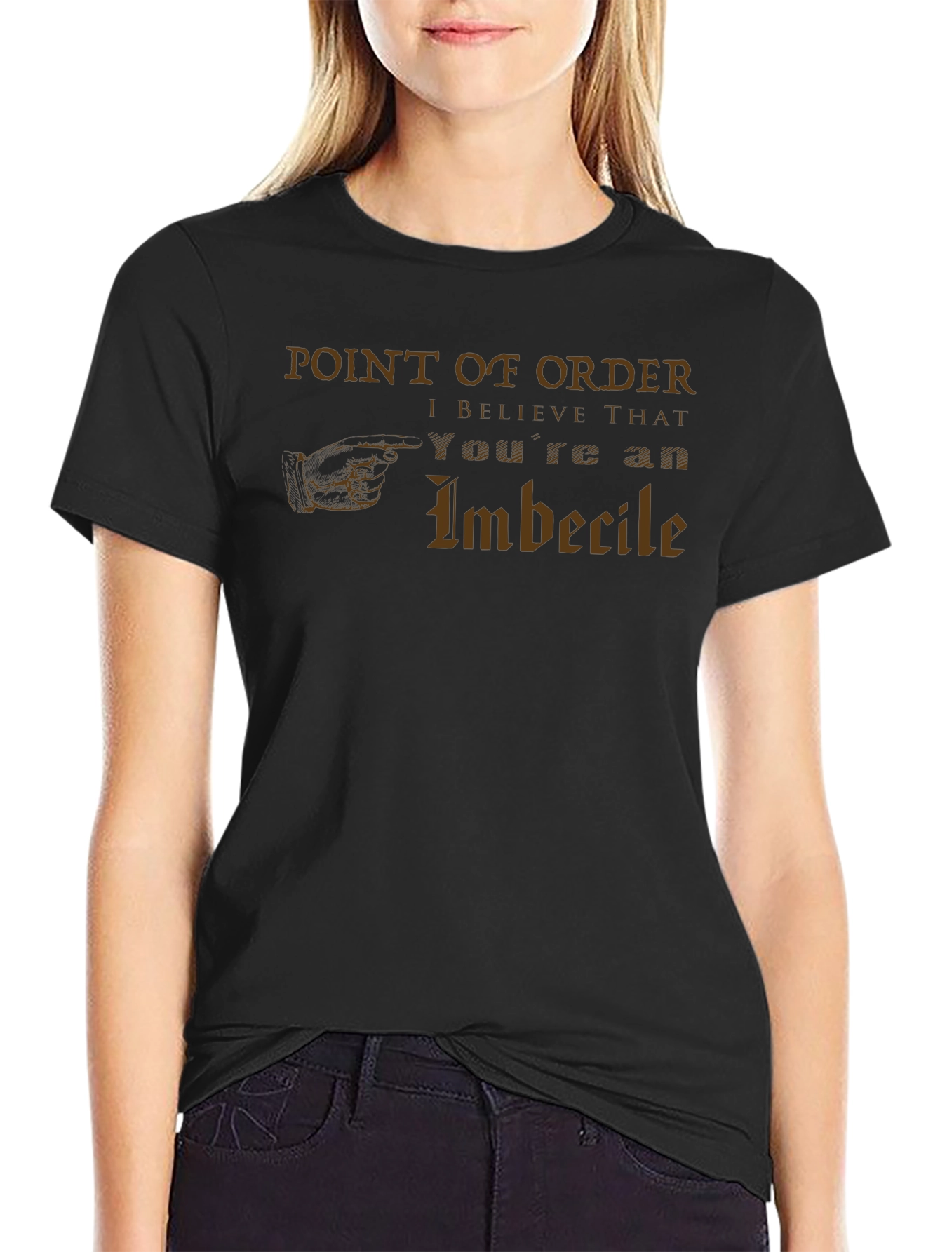 Point of Order Funny Sarcastic T-Shirt