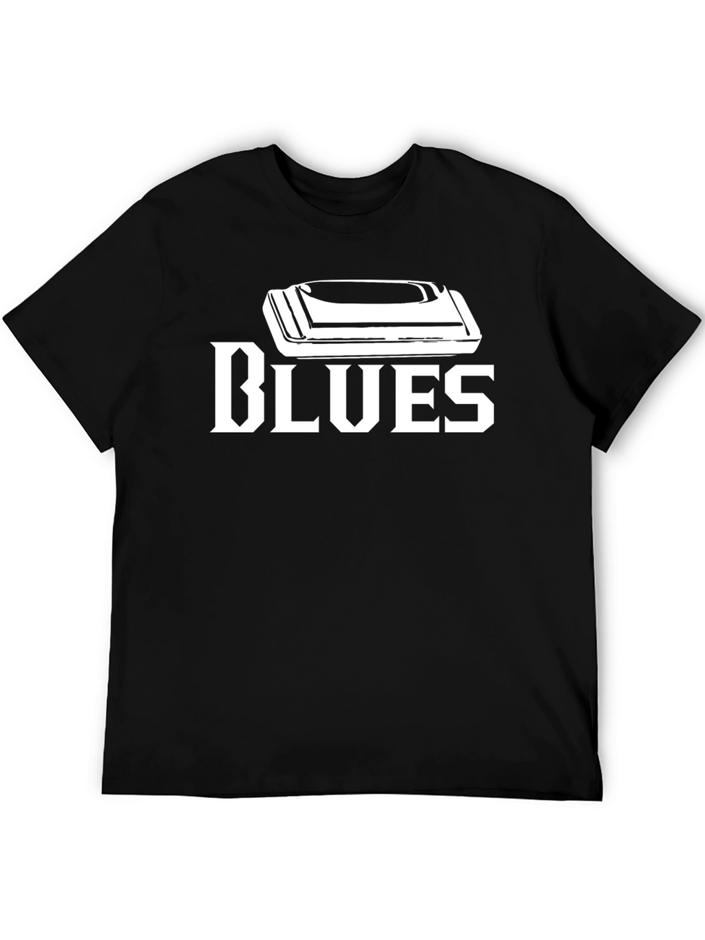 Blues Harmonica T-Shirt - Music Lover Tee