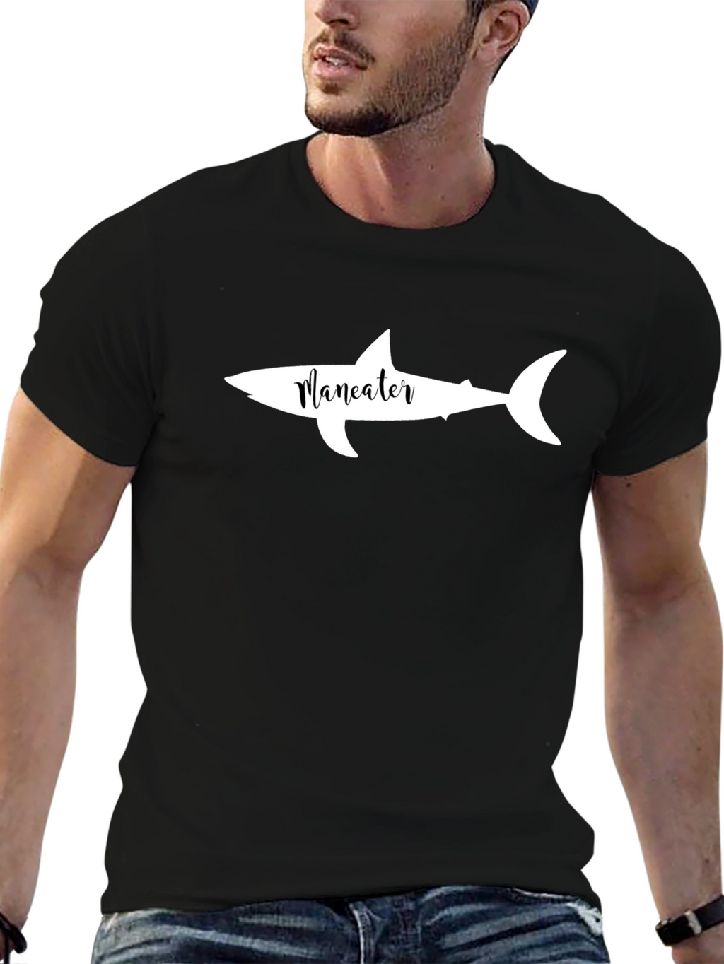 Maneater Shark Graphic T-Shirt