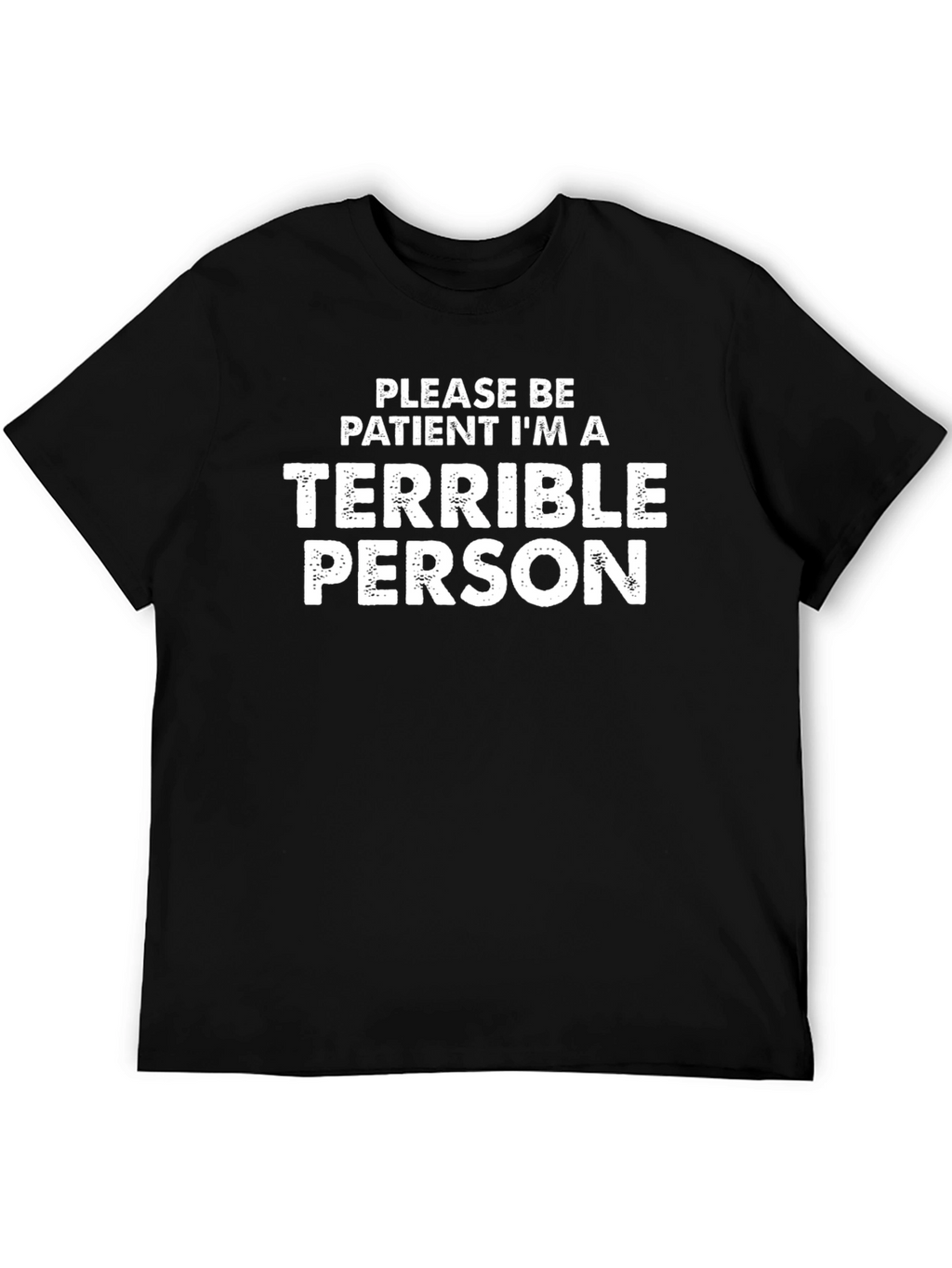 Terrible Person Graphic T-Shirt - Funny Sarcastic Tee