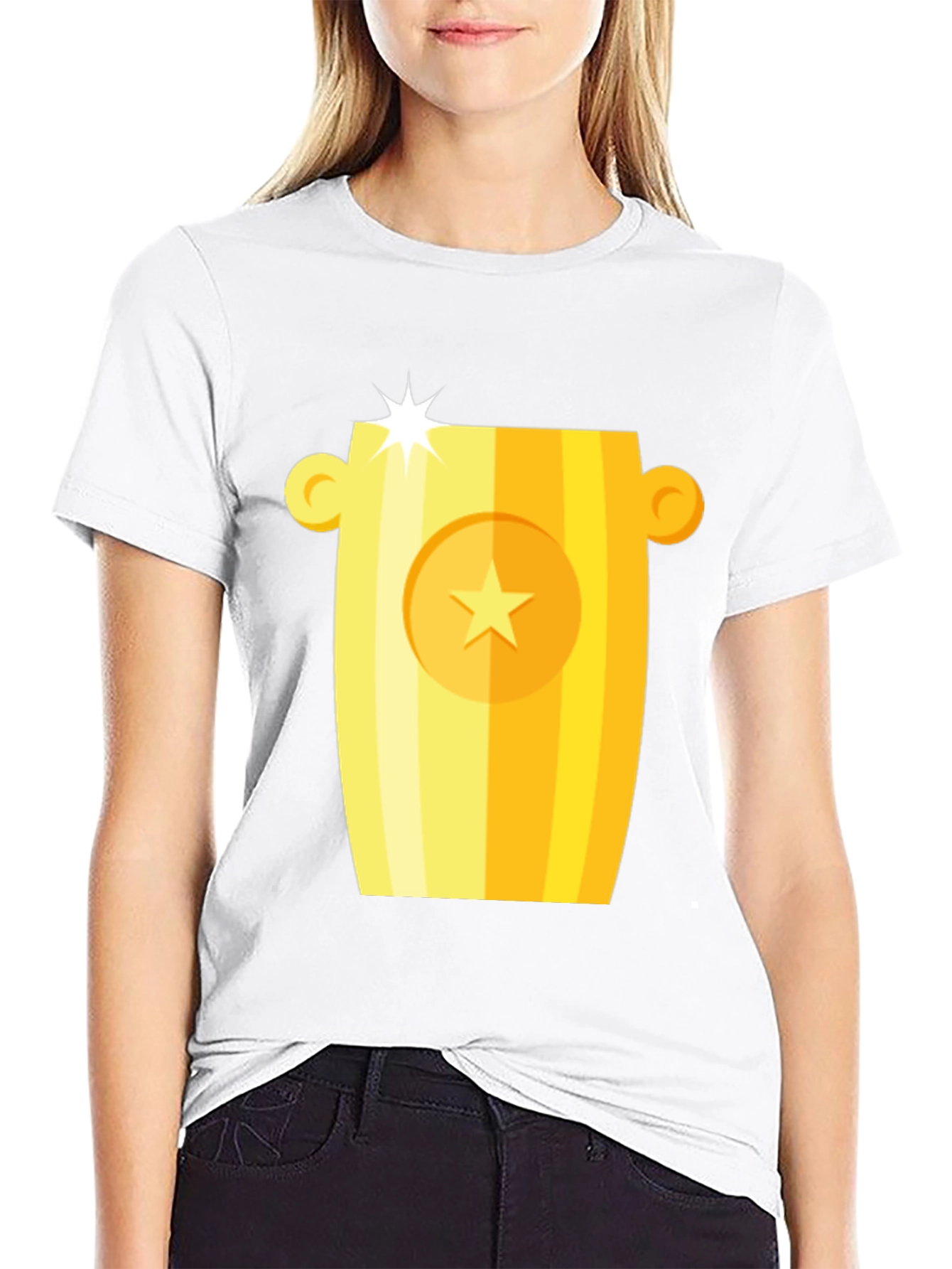 Golden Trophy Graphic T-Shirt