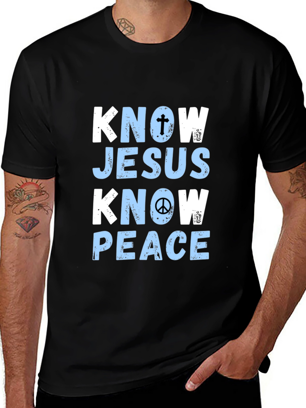 Know Jesus Know Peace Graphic Tee