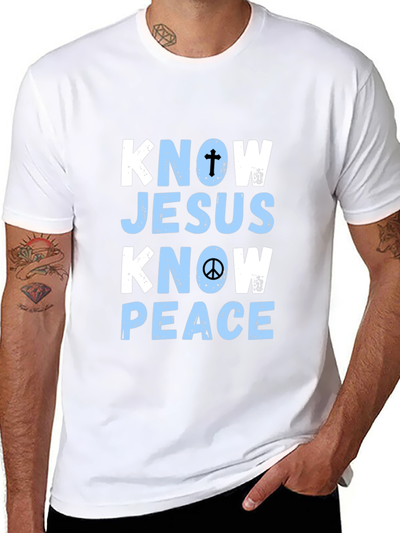 Know Jesus Know Peace Graphic Tee
