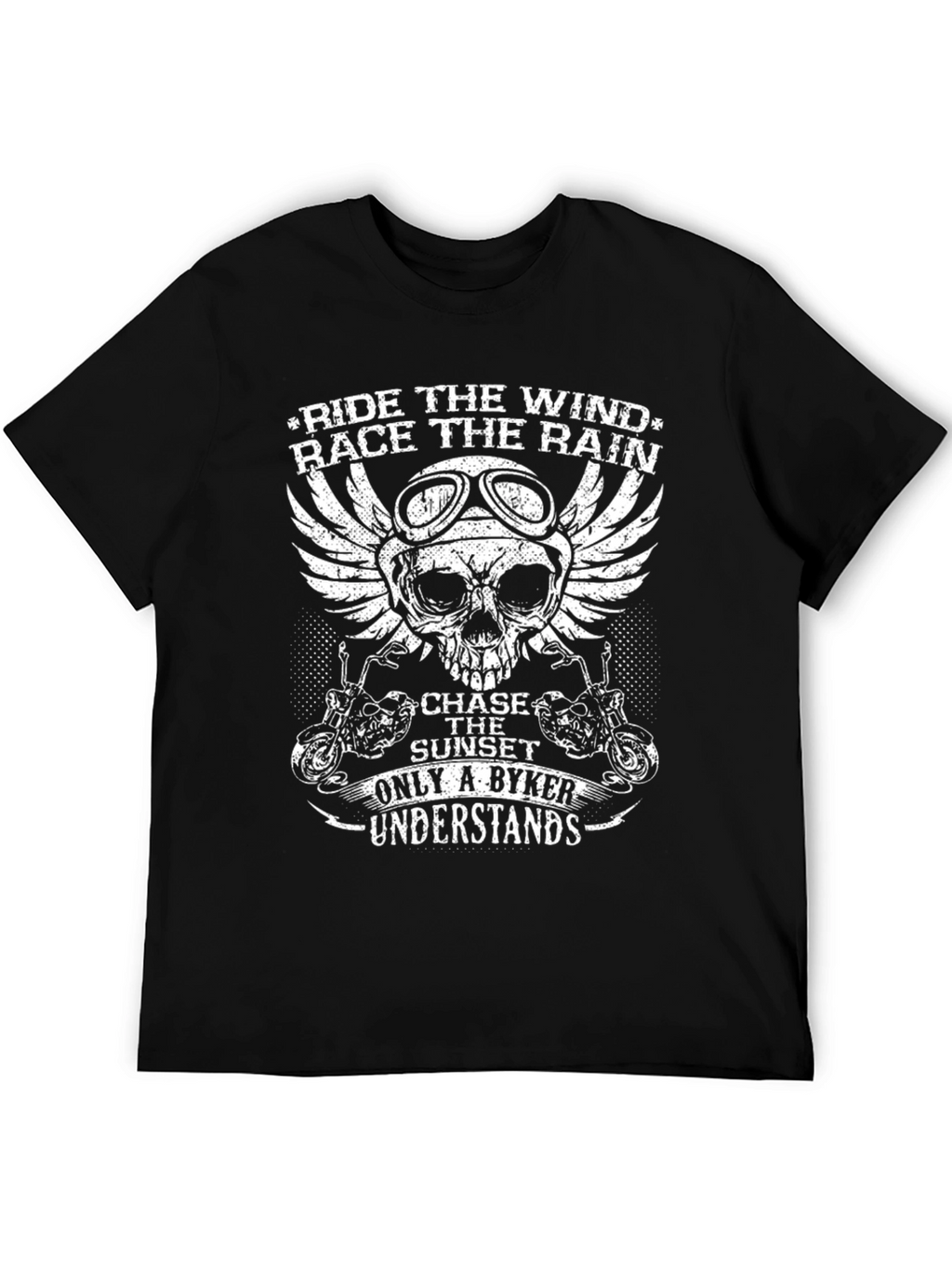 Ride the Wind Biker Graphic T-Shirt