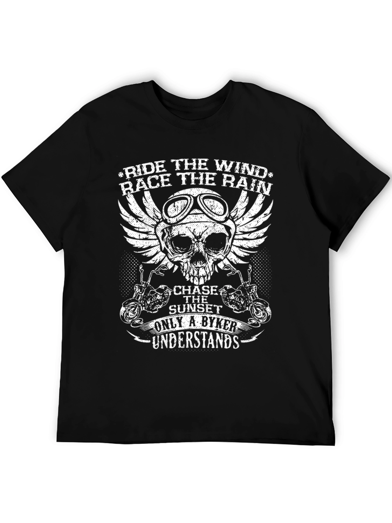 Ride the Wind Biker Graphic T-Shirt