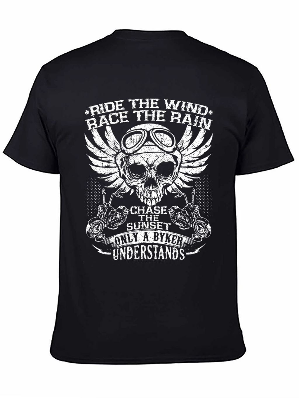 Ride the Wind Biker Graphic T-Shirt