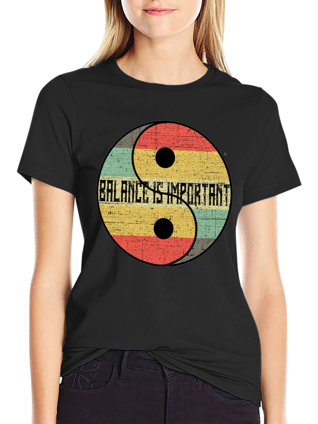Balance is Important Yin Yang Graphic Tee
