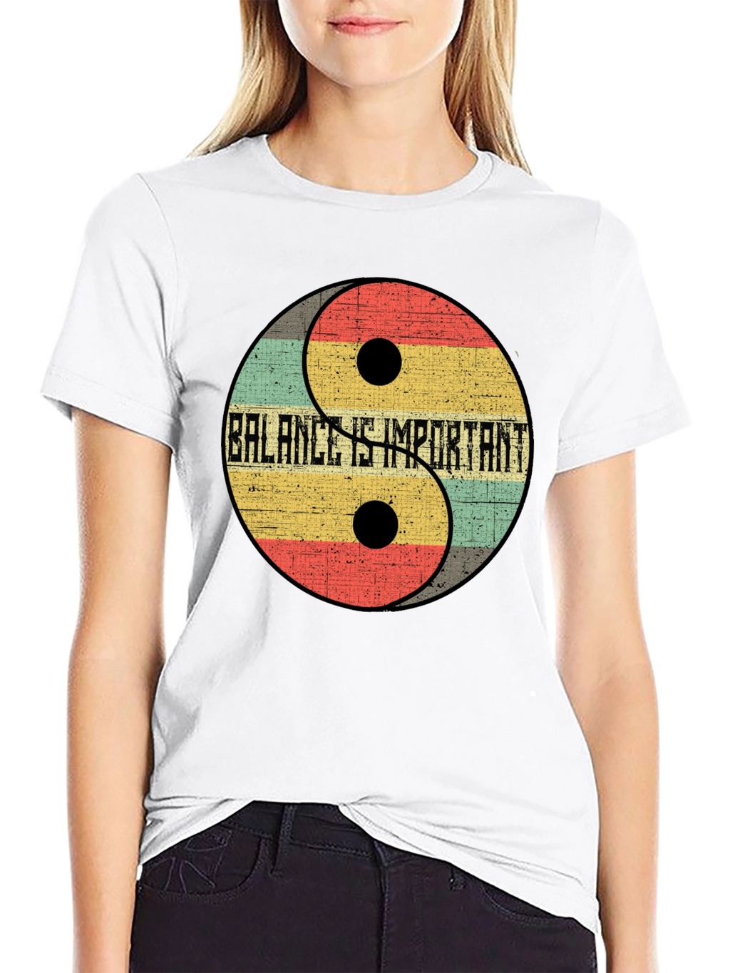 Balance is Important Yin Yang Graphic Tee