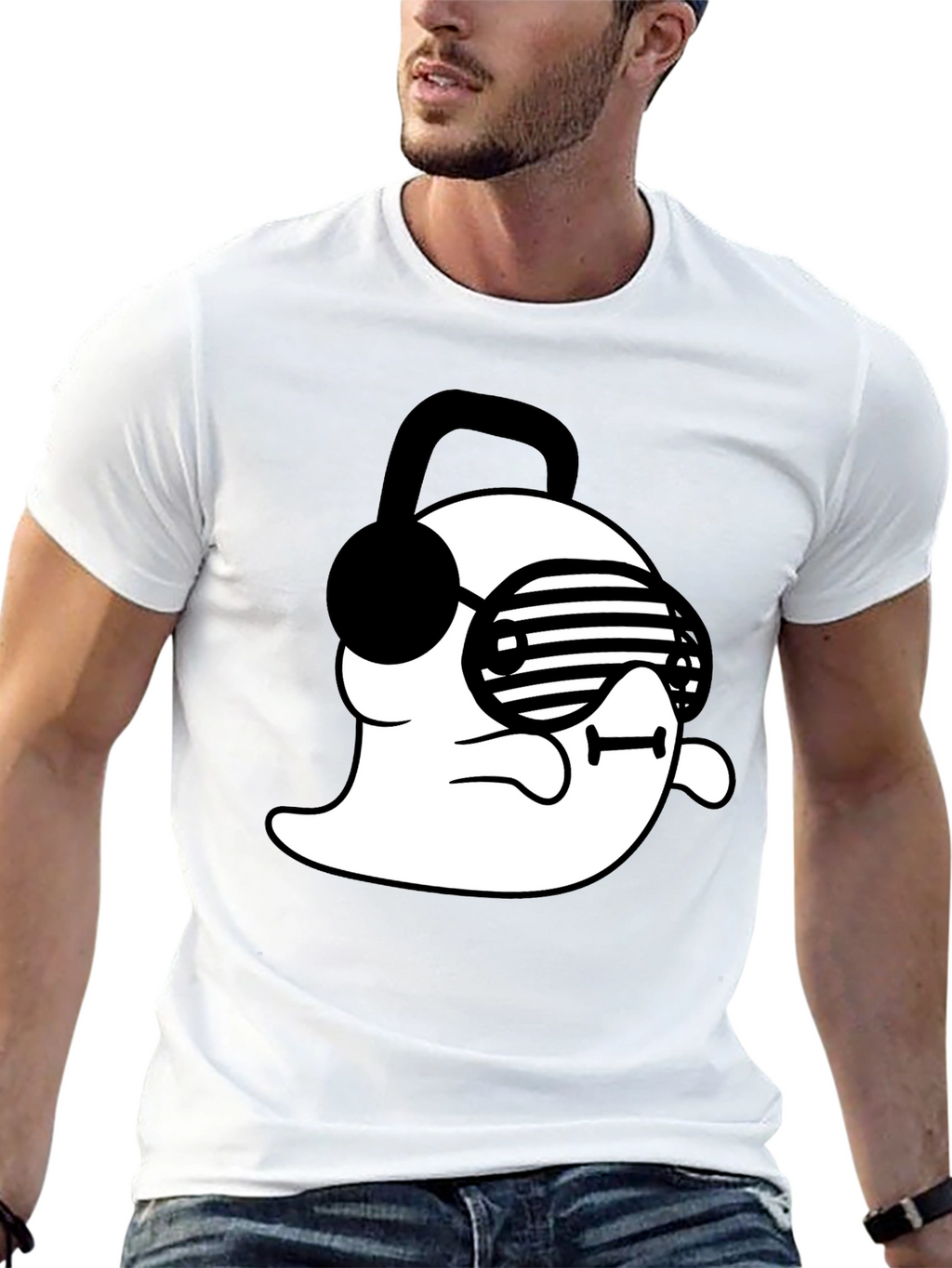 Ghost DJ Graphic Tee - Cool & Casual Style