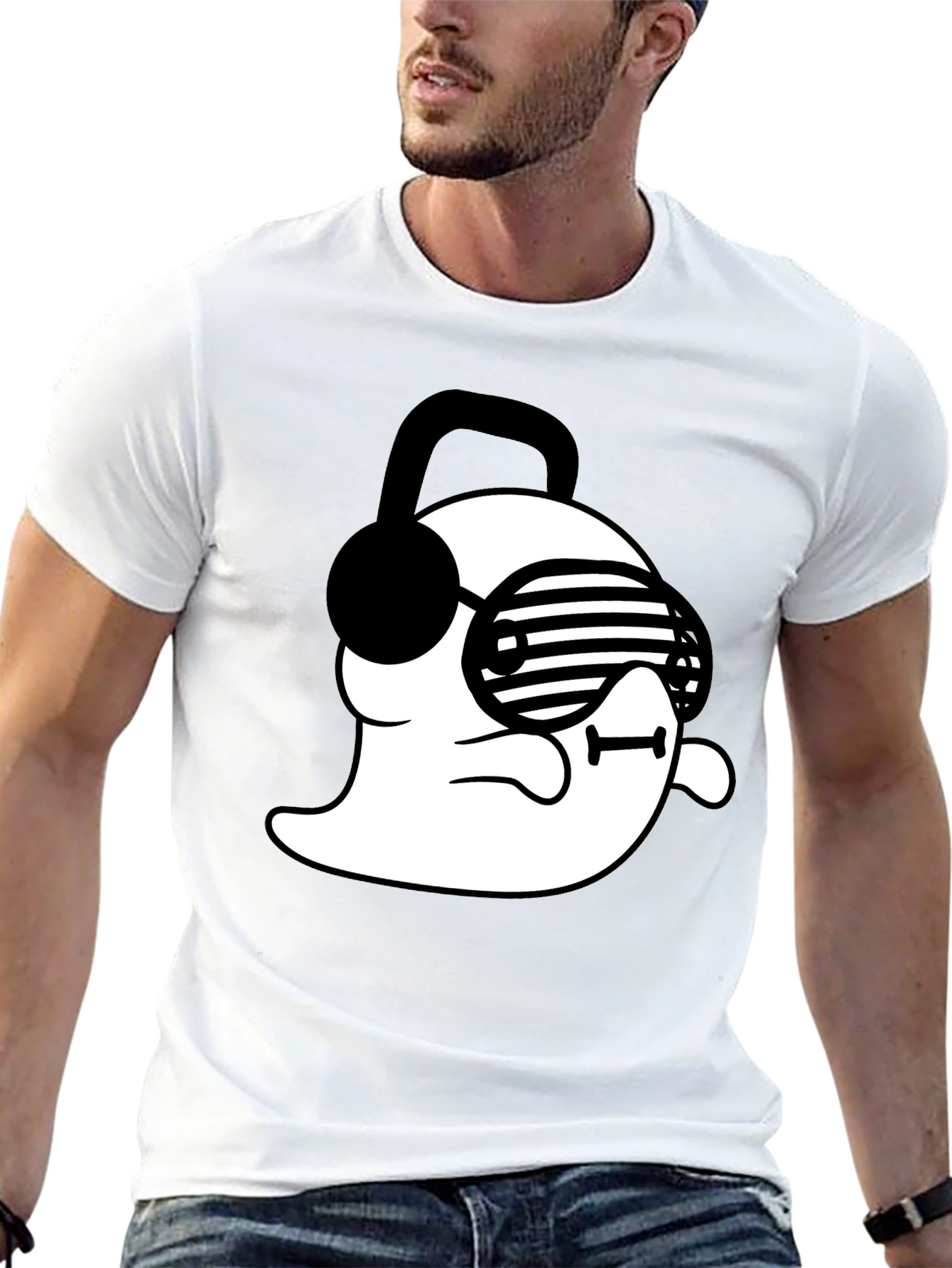 Ghost DJ Graphic Tee - Cool & Casual Style