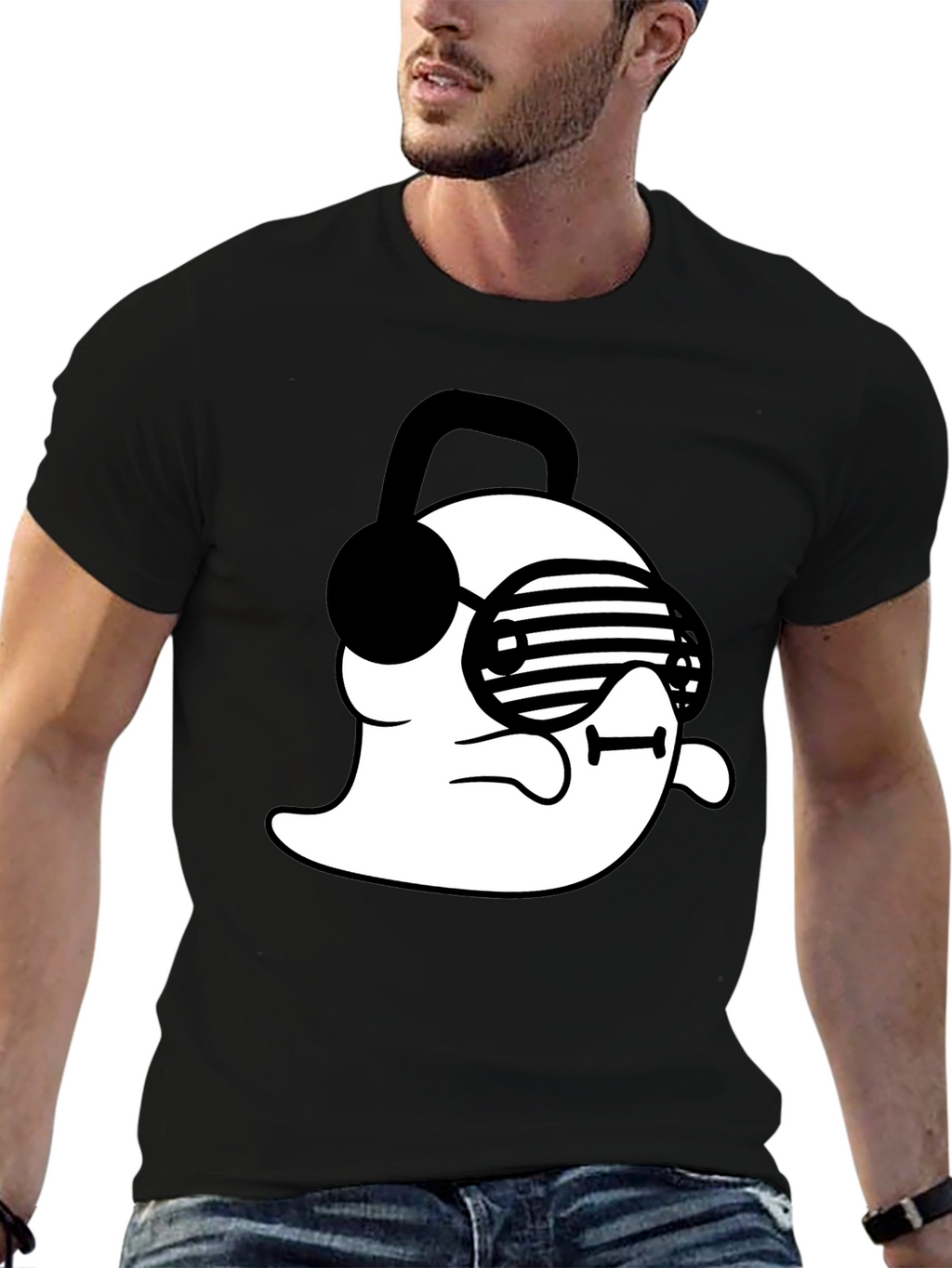 Ghost DJ Graphic Tee - Cool & Casual Style