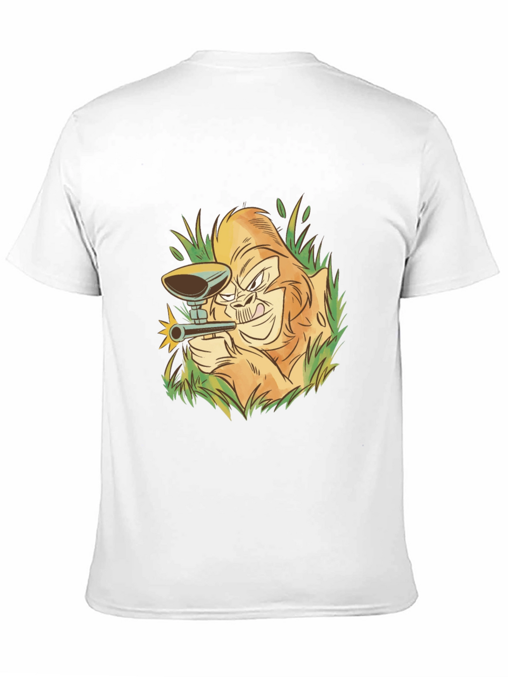 Gorilla Paintball T-Shirt - Black Cotton Tee