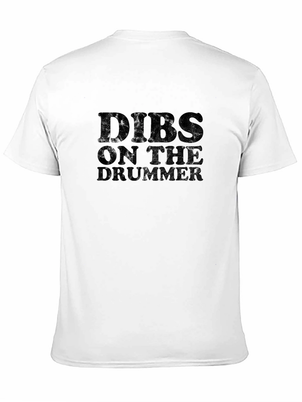 Dibs On The Drummer Black T-Shirt