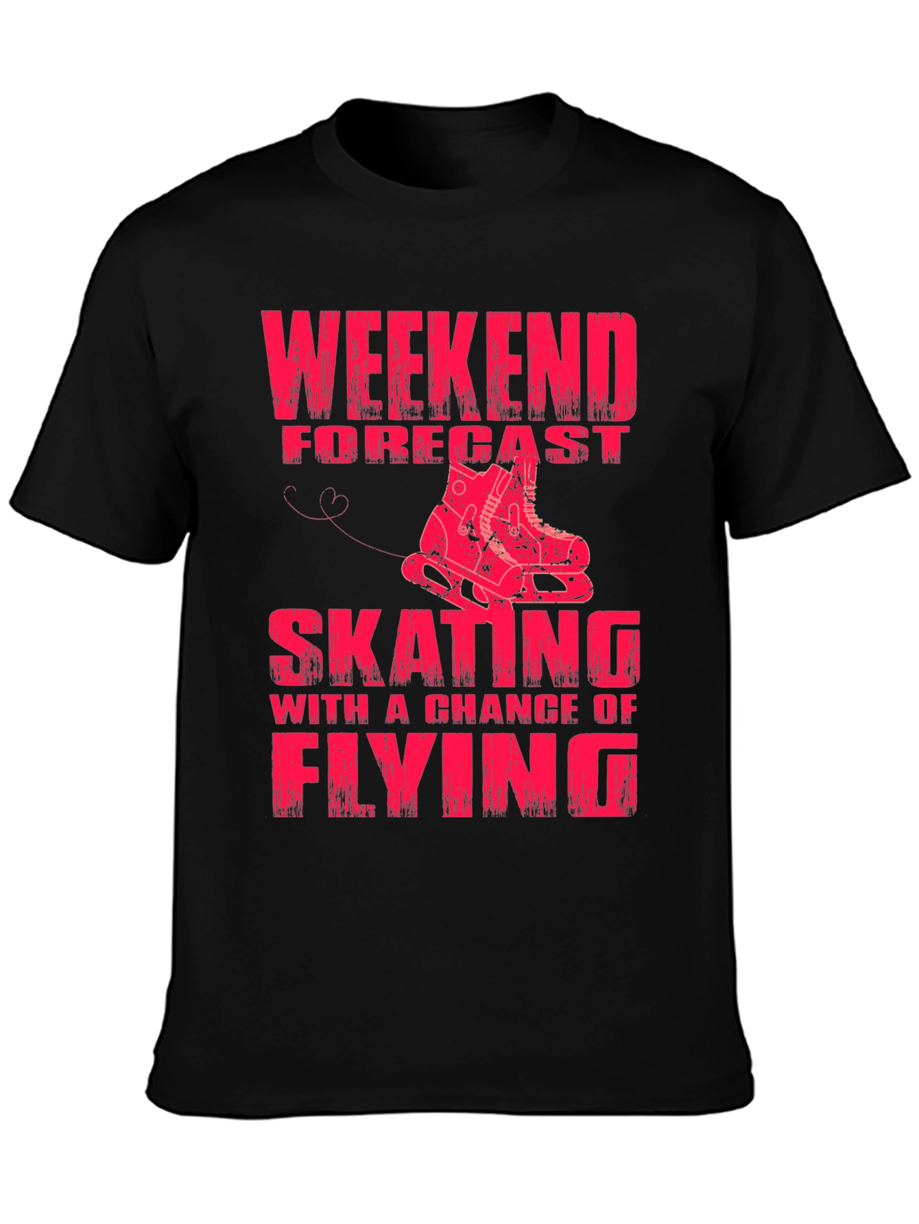 Skating Weekend Forecast Graphic Tee