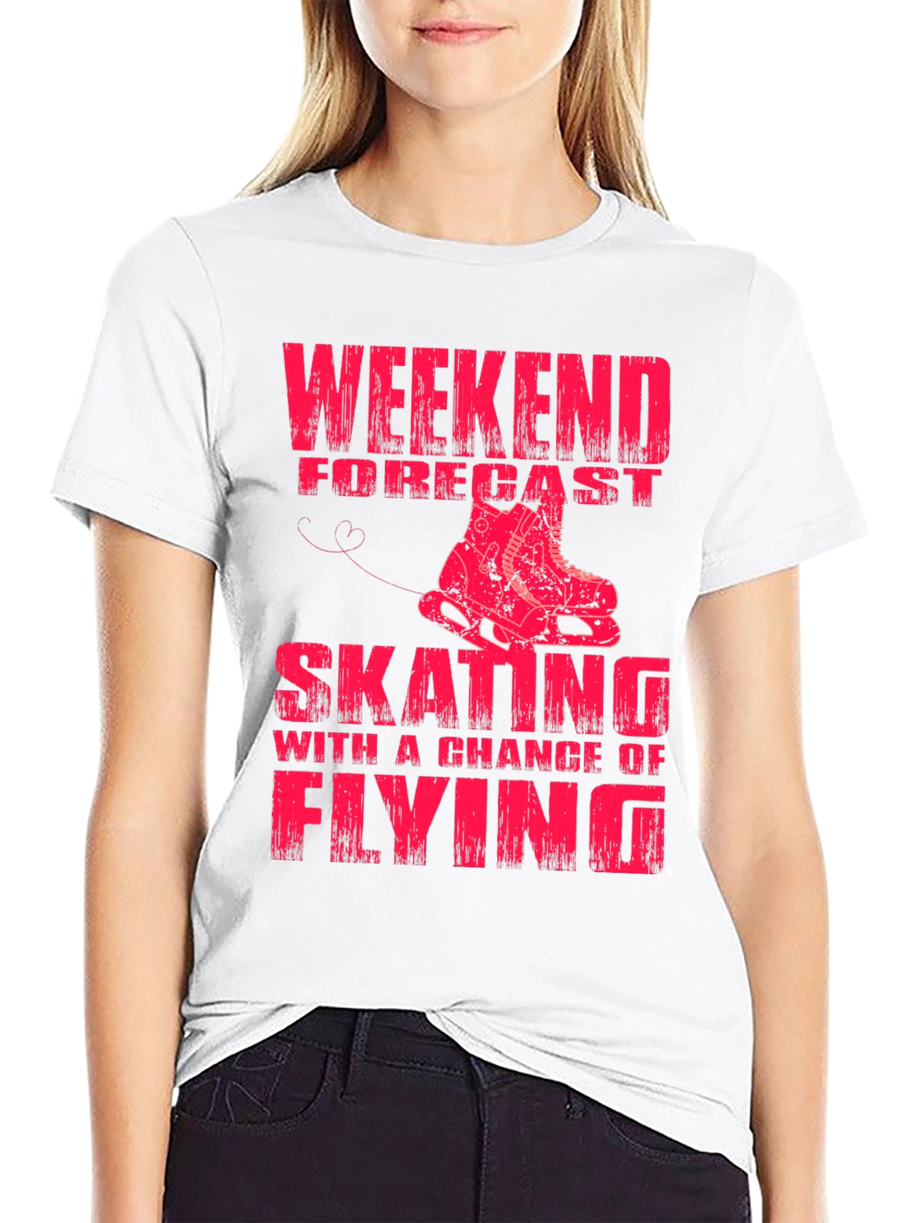 Skating Weekend Forecast Graphic Tee