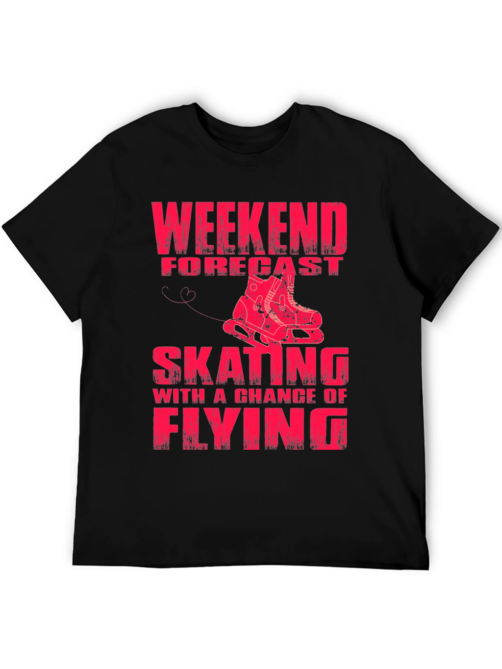 Skating Weekend Forecast Graphic Tee