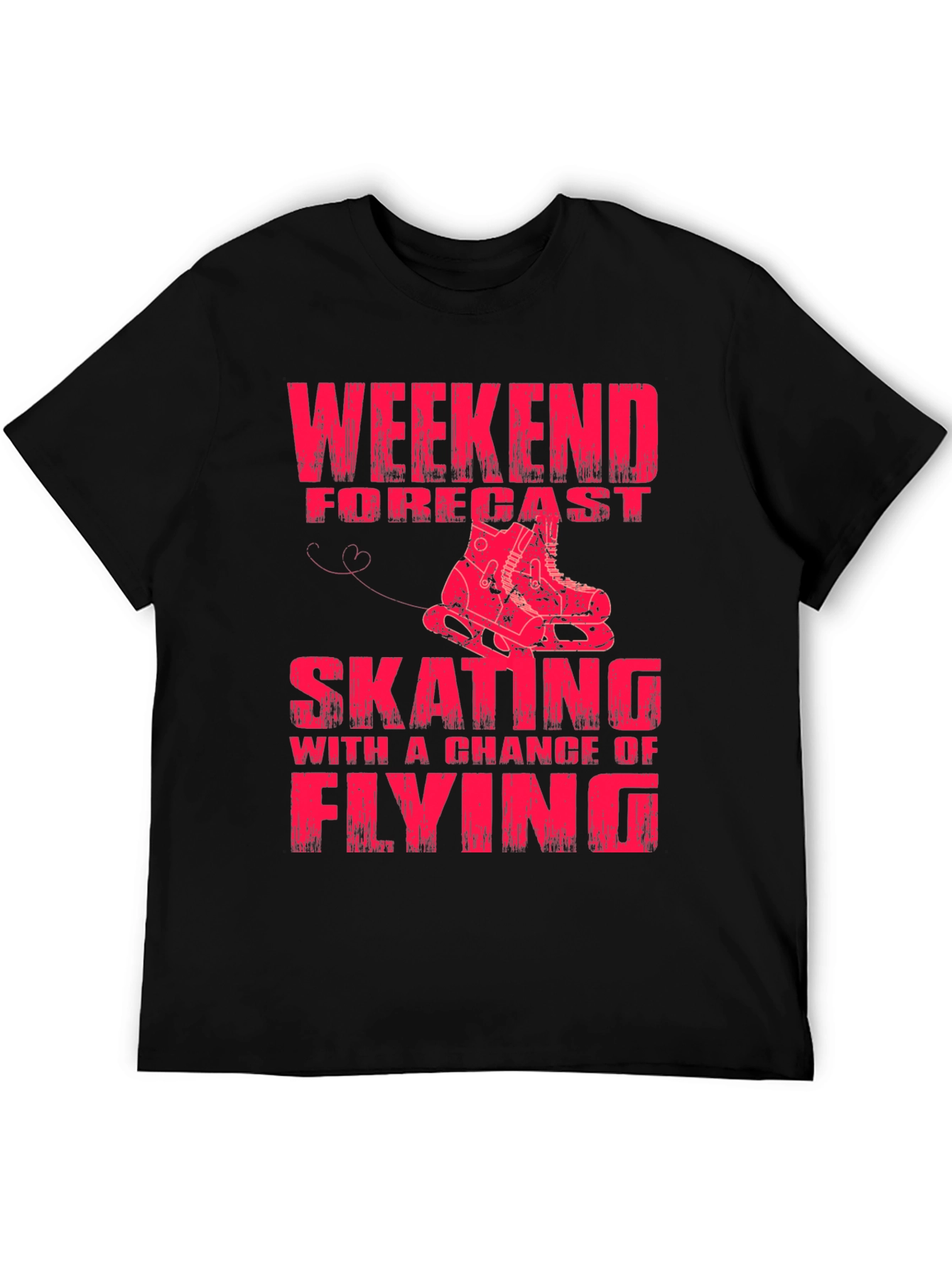 Skating Weekend Forecast Graphic Tee