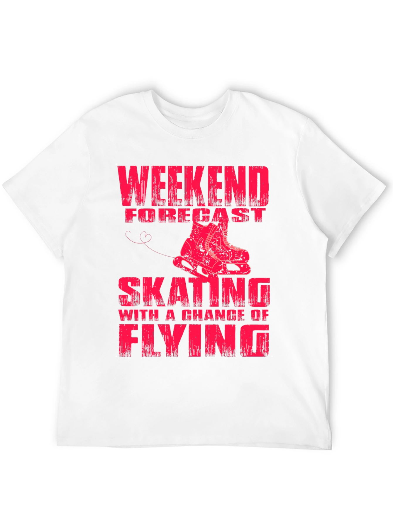 Skating Weekend Forecast Graphic Tee