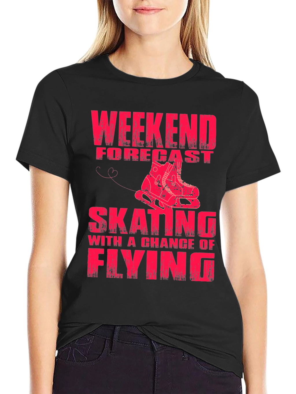 Skating Weekend Forecast Graphic Tee