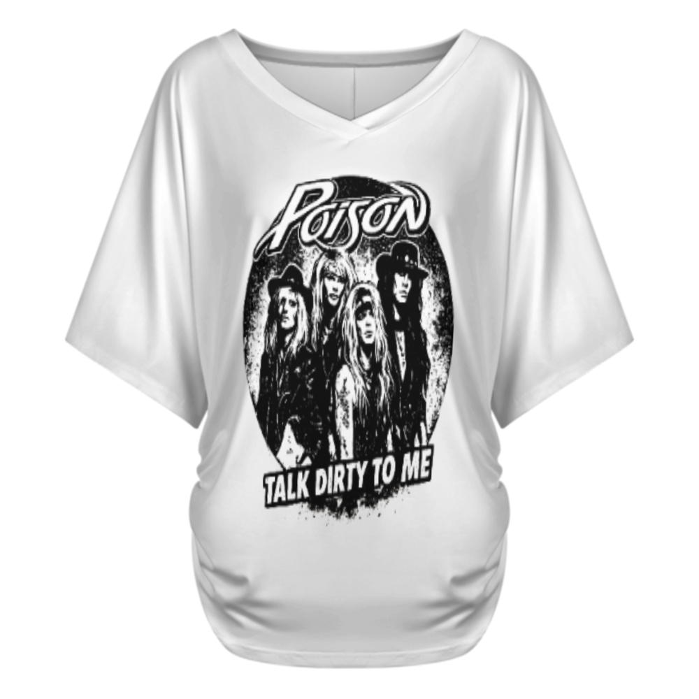 Poison Talk Dirty To Me Vintage Rock Band Graphic T-Shirt(z1083)