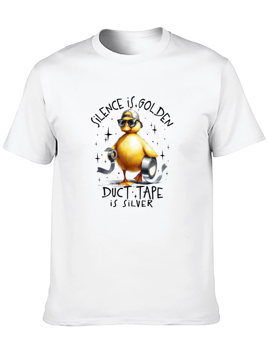 Silence is Golden Duck T-Shirt