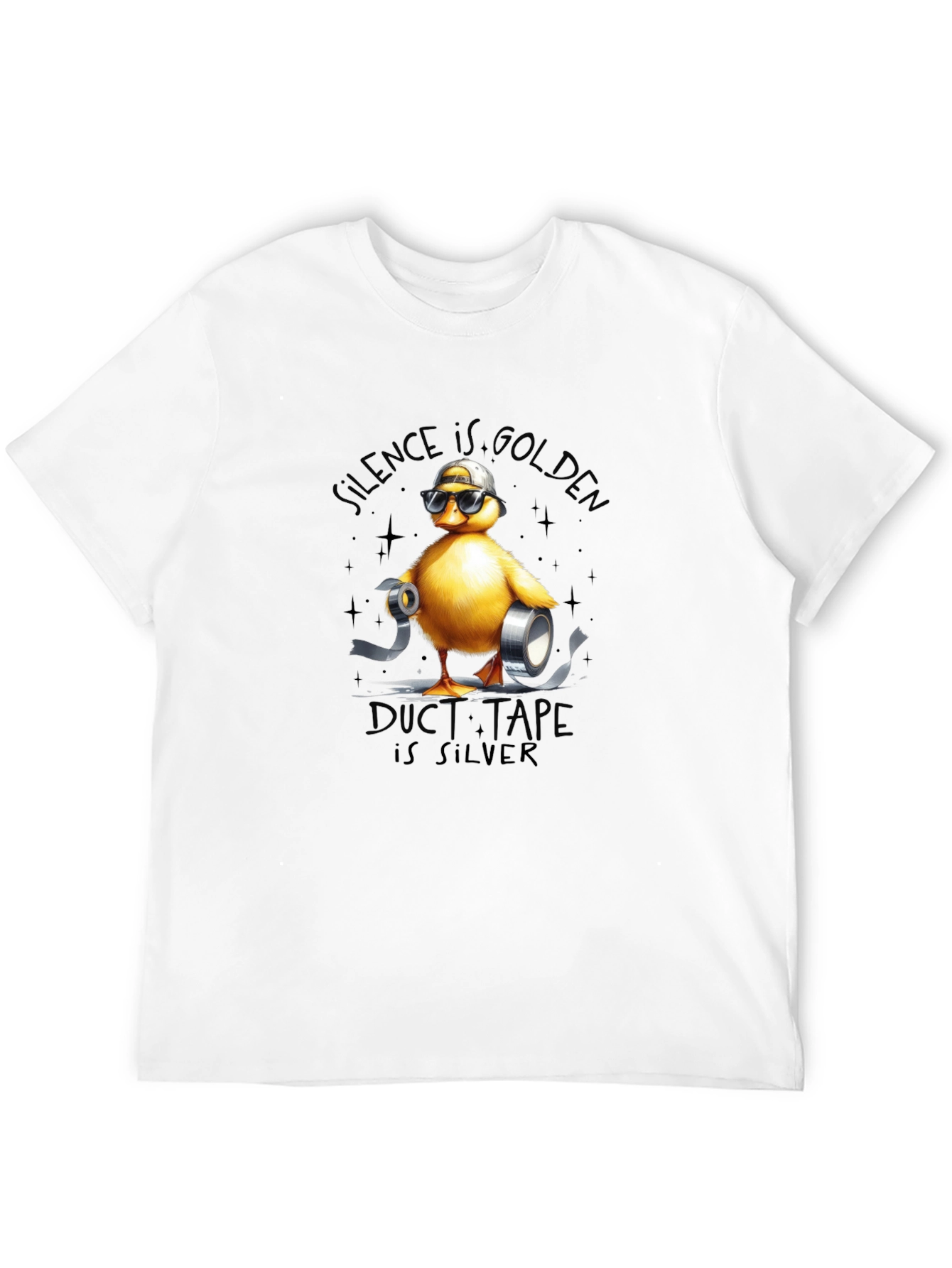 Silence is Golden Duck T-Shirt