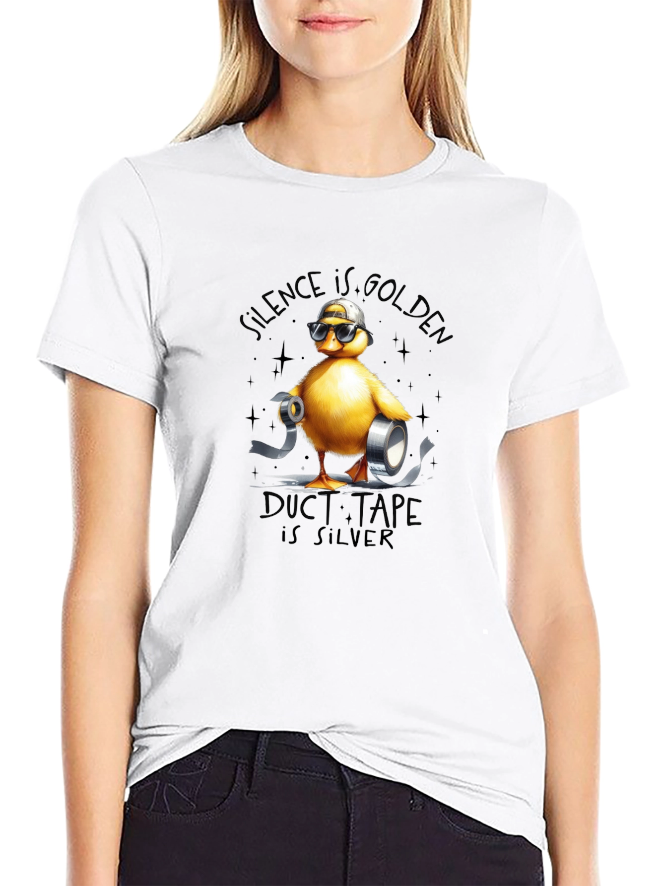 Silence is Golden Duck T-Shirt