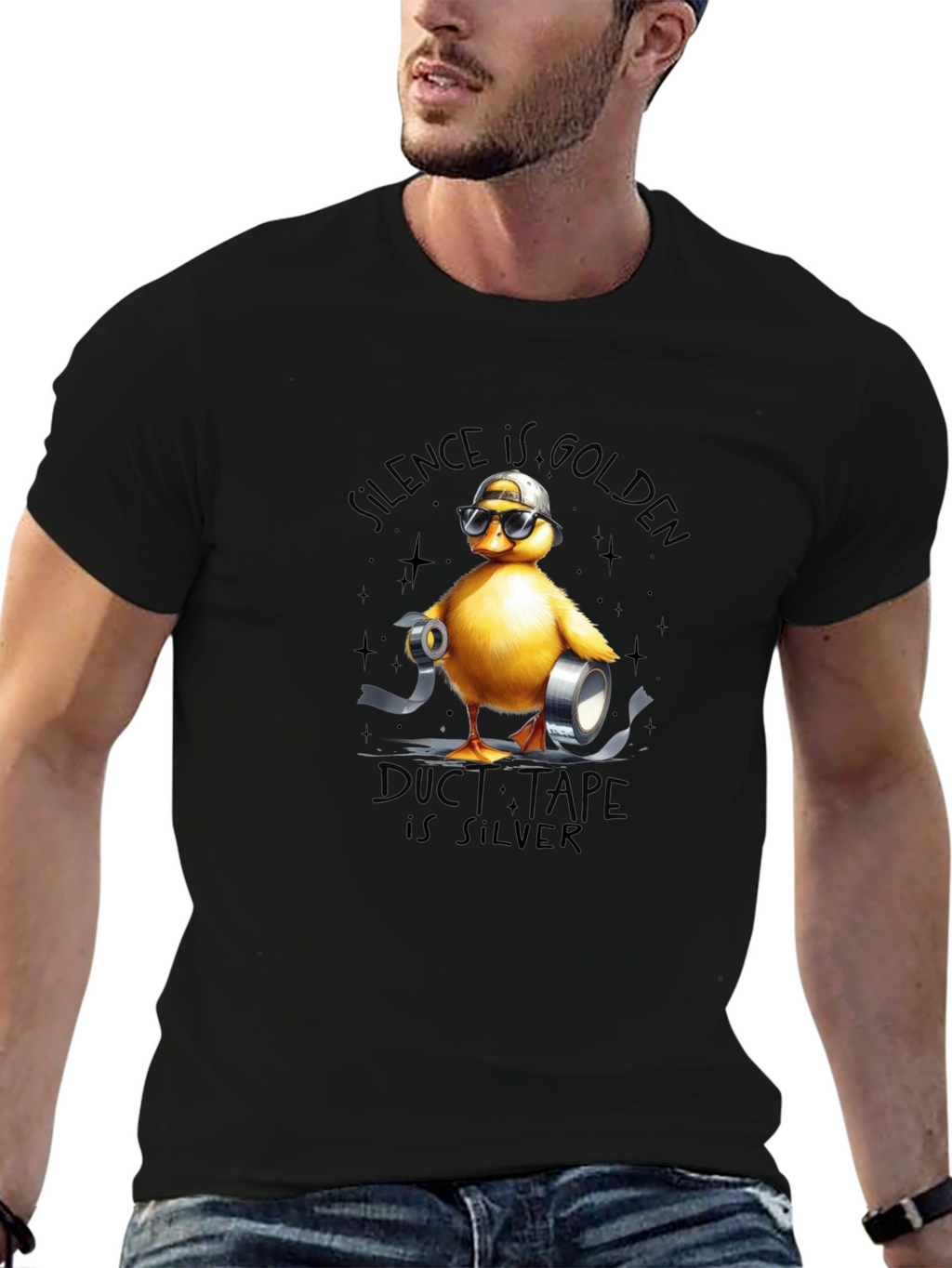 Silence is Golden Duck T-Shirt