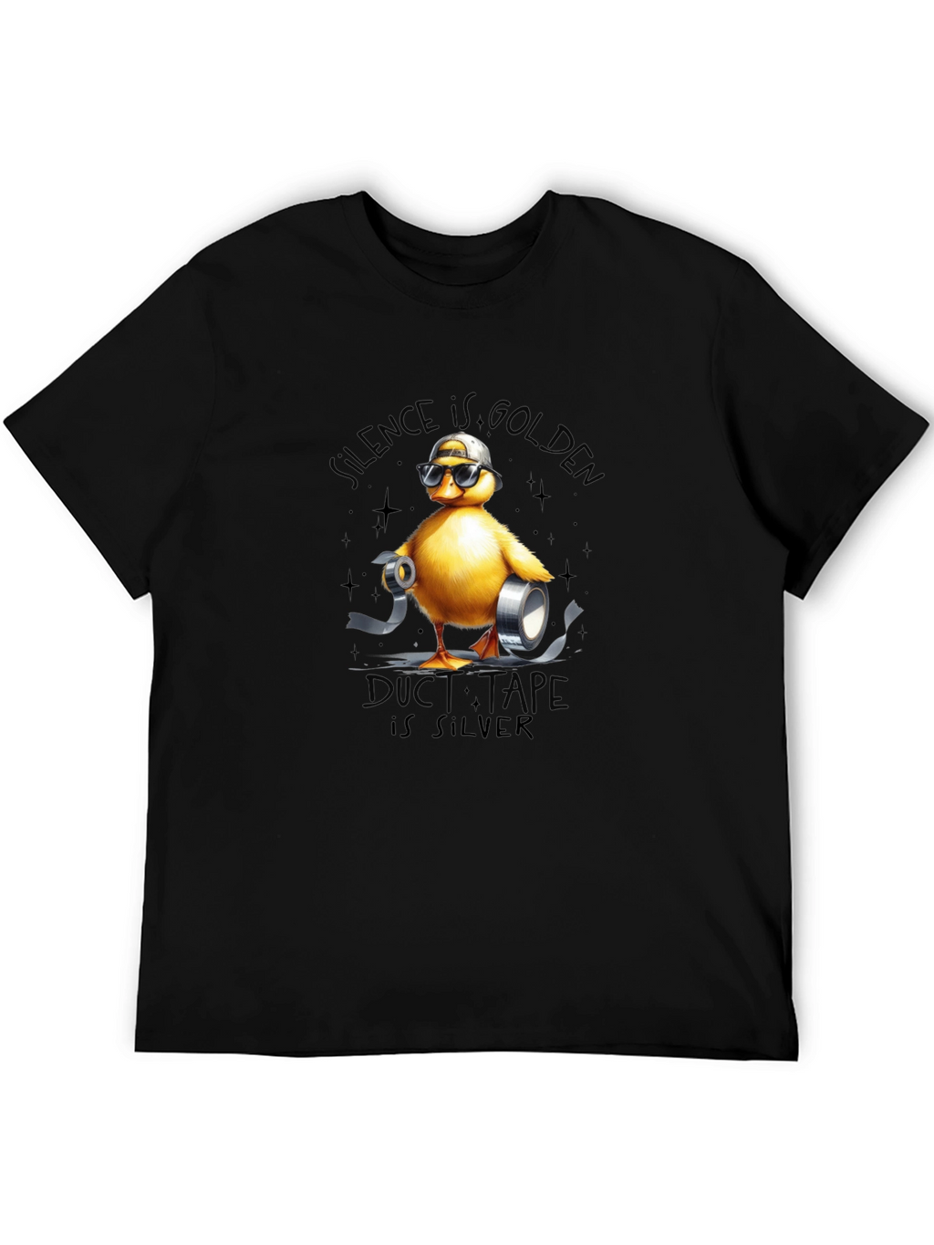 Silence is Golden Duck T-Shirt