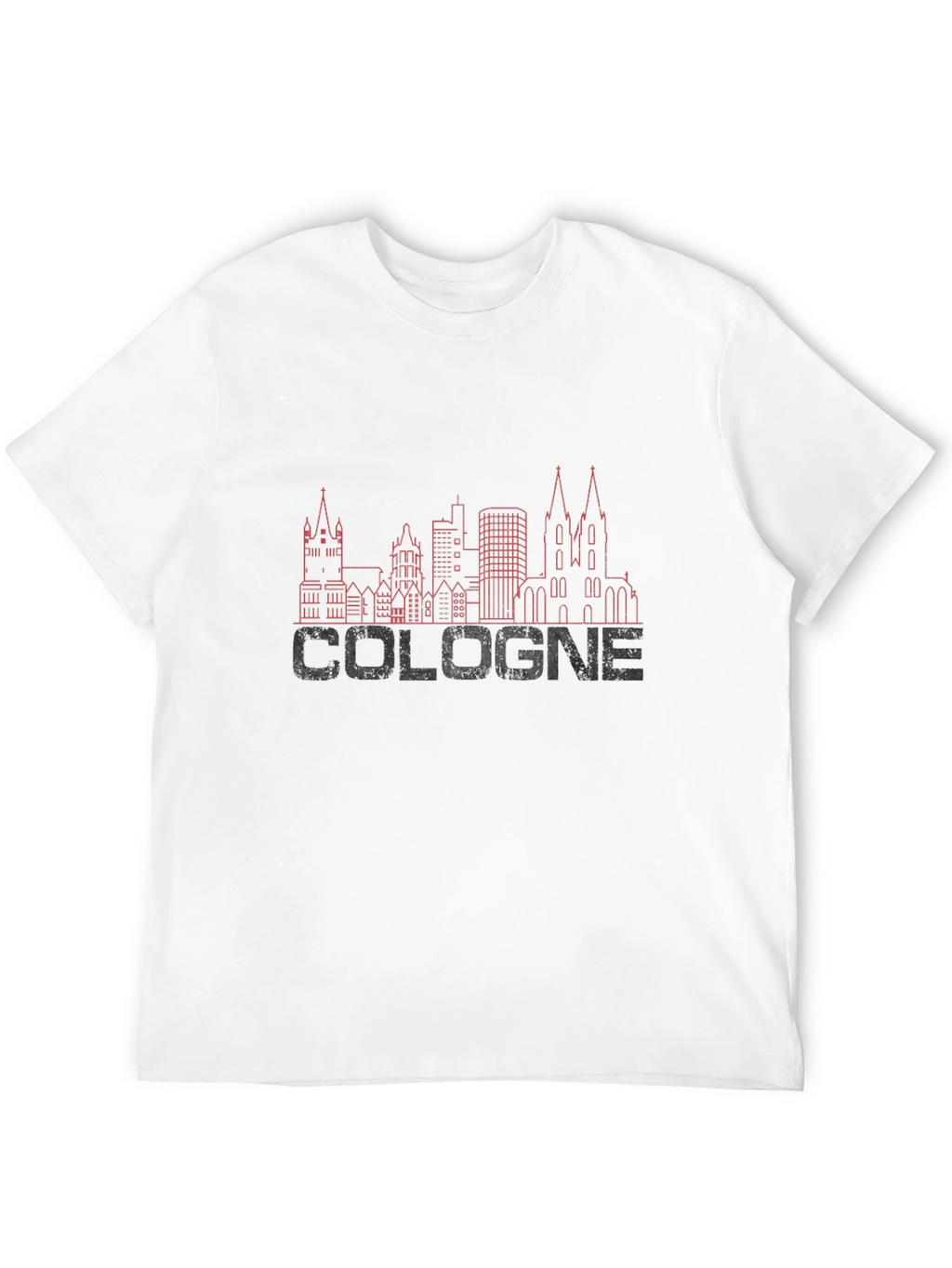 Cologne Skyline Graphic Tee - Black