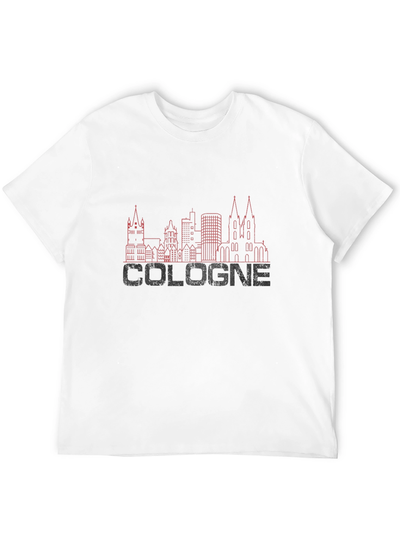 Cologne Skyline Graphic Tee - Black