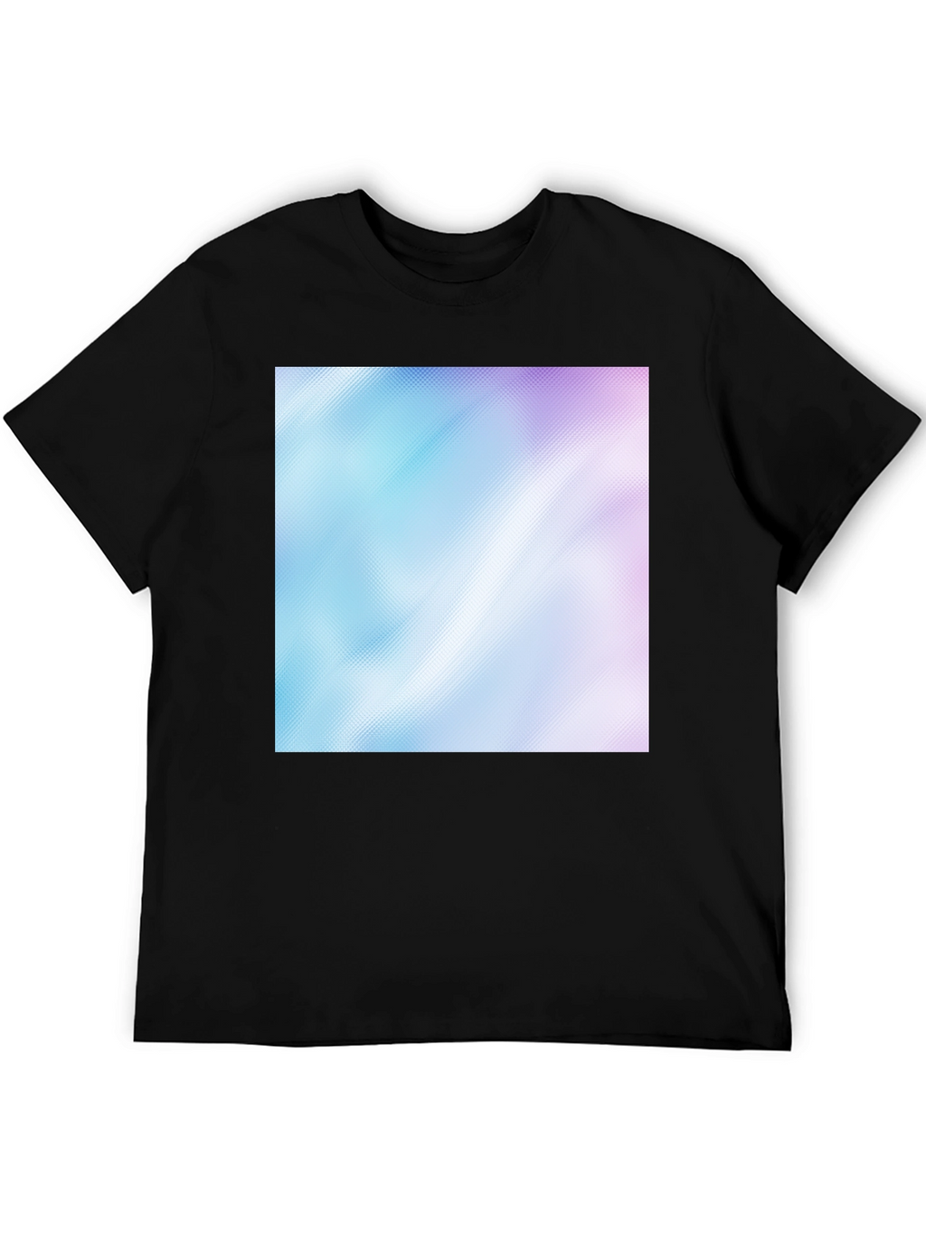 Abstract Gradient Graphic Tee - Modern Casual Style