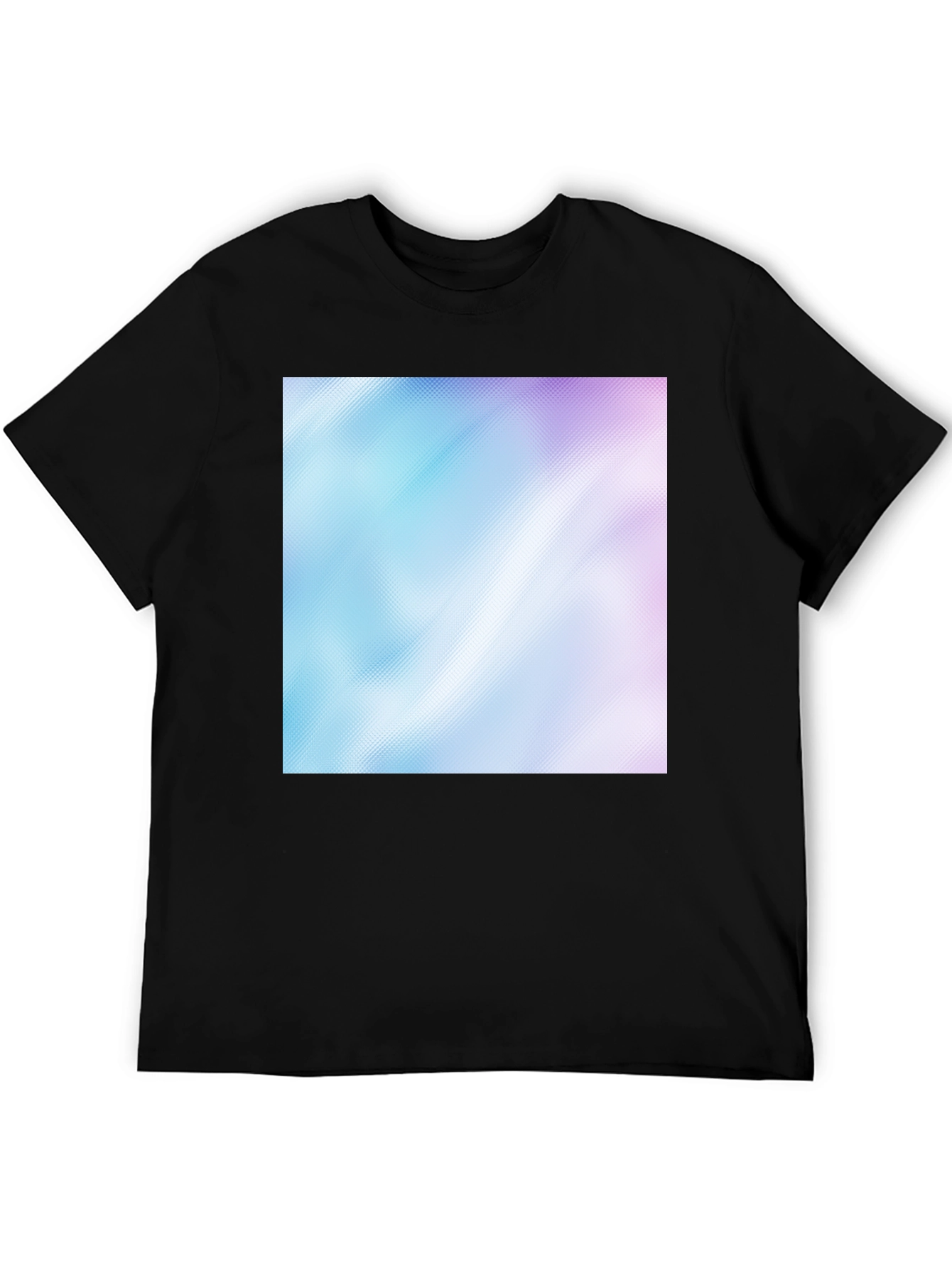 Abstract Gradient Graphic Tee - Modern Casual Style
