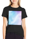 Abstract Gradient Graphic Tee - Modern Casual Style