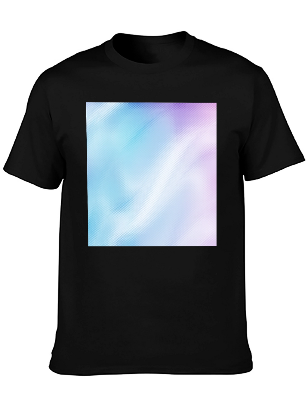 Abstract Gradient Graphic Tee - Modern Casual Style