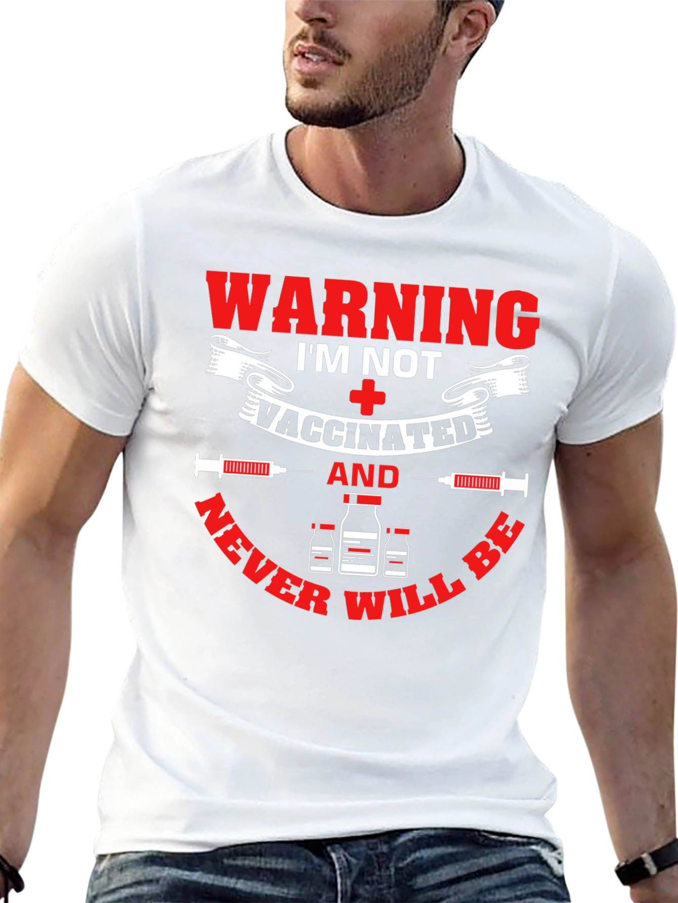 Warning Im Not Vaccinated T-Shirt