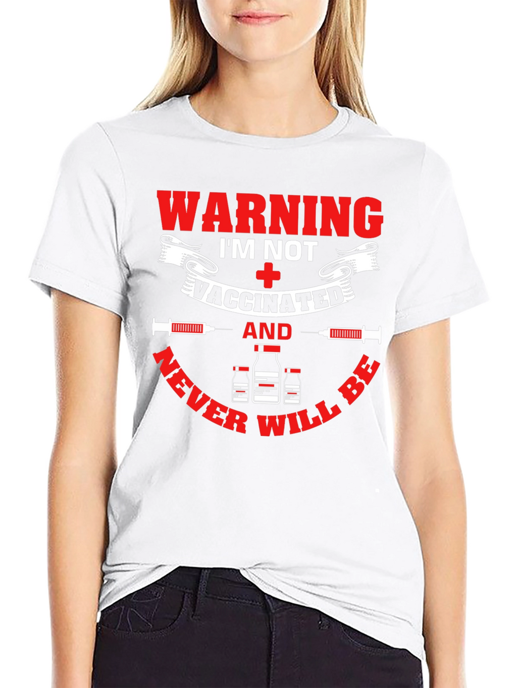 Warning Im Not Vaccinated T-Shirt