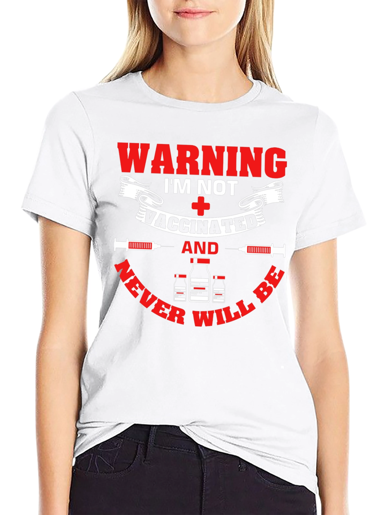 Warning Im Not Vaccinated T-Shirt
