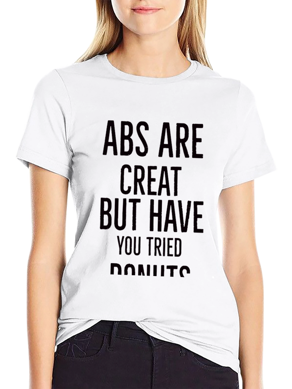 Abs Are Great Donut Humor T-Shirt
