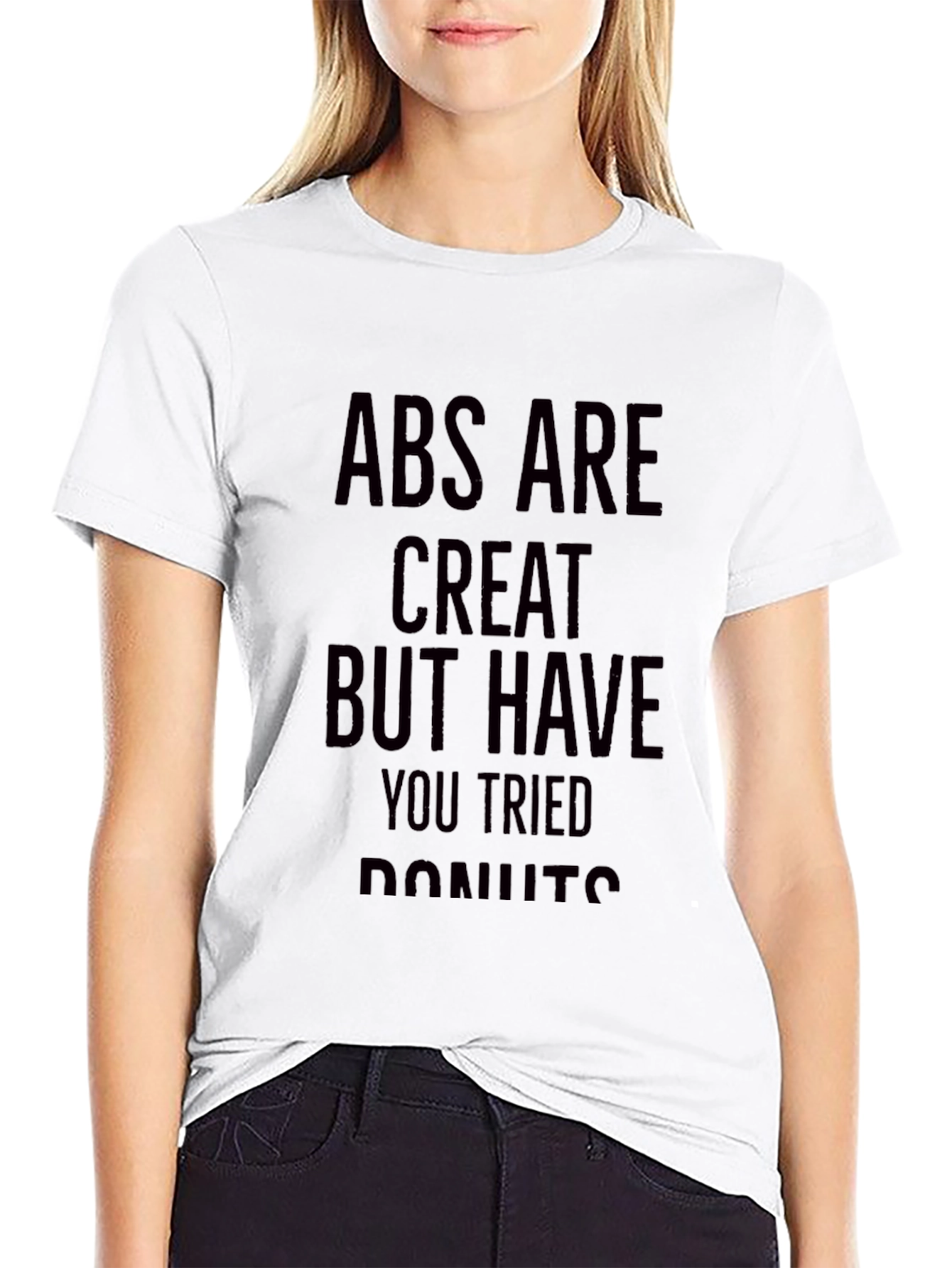 Abs Are Great Donut Humor T-Shirt